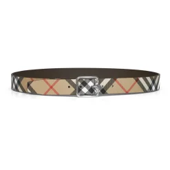 Reversible Check B Buckle Belt