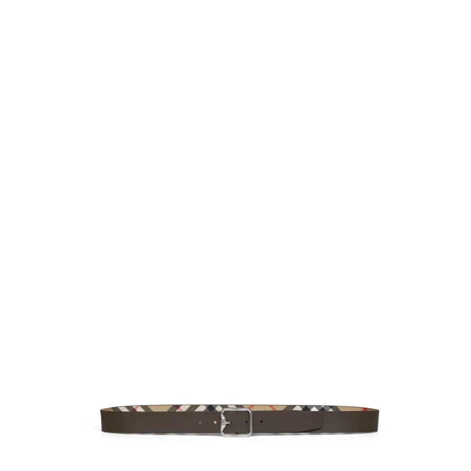 Reversible Check B Buckle Belt