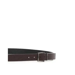 Reversible Geometric Buckle Belt