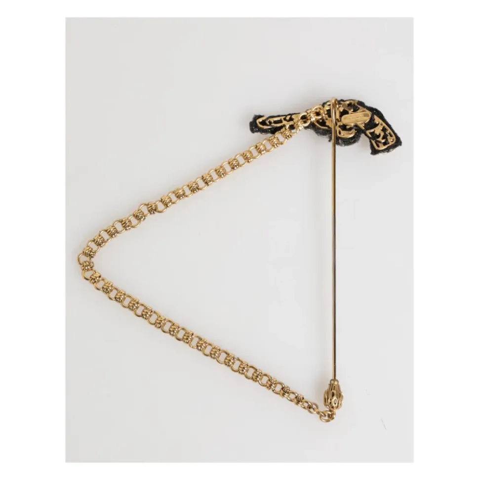 Revolver Lapel Pin Brooch