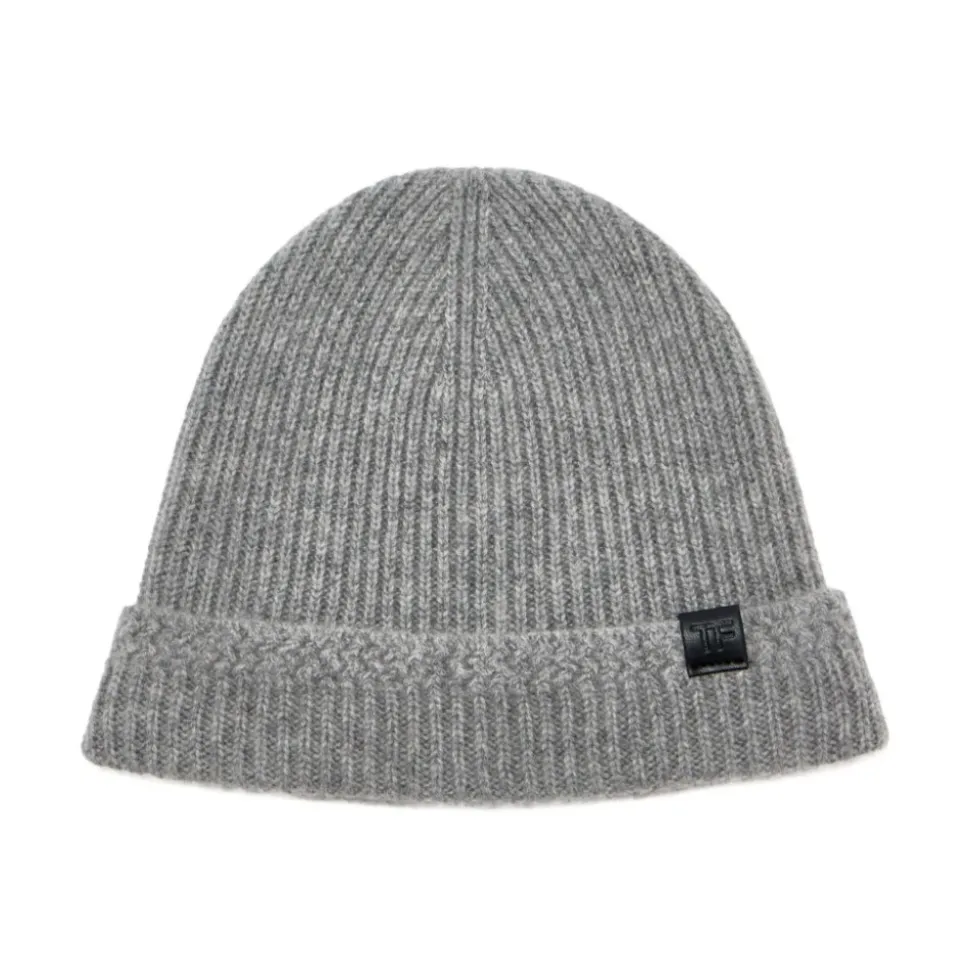 Ribbed Knit Logo Patch