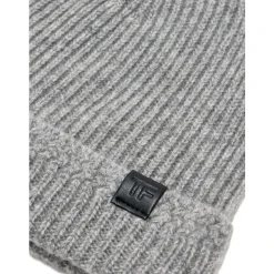 Ribbed Knit Logo Patch