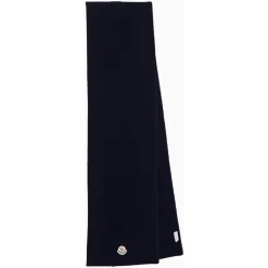 Ribbed Logo Scarf