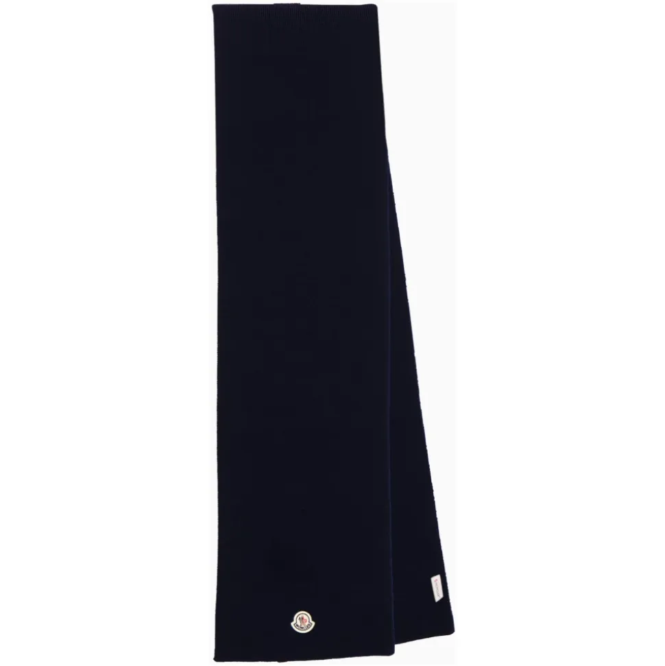 Ribbed Logo Scarf