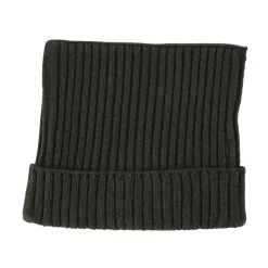 Ribbed Square Beanie