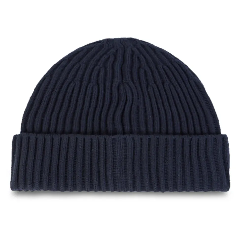Ribbed Wool Beanie