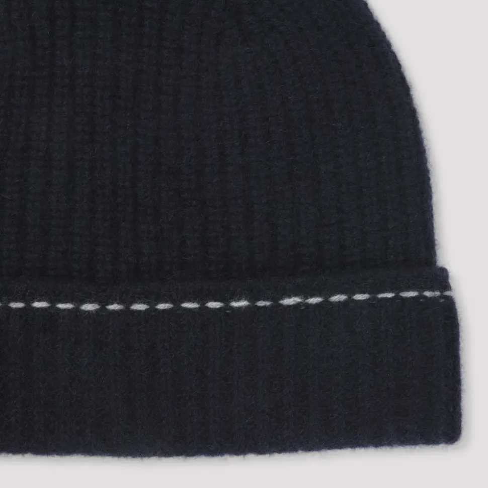 Rib-knit Beanie