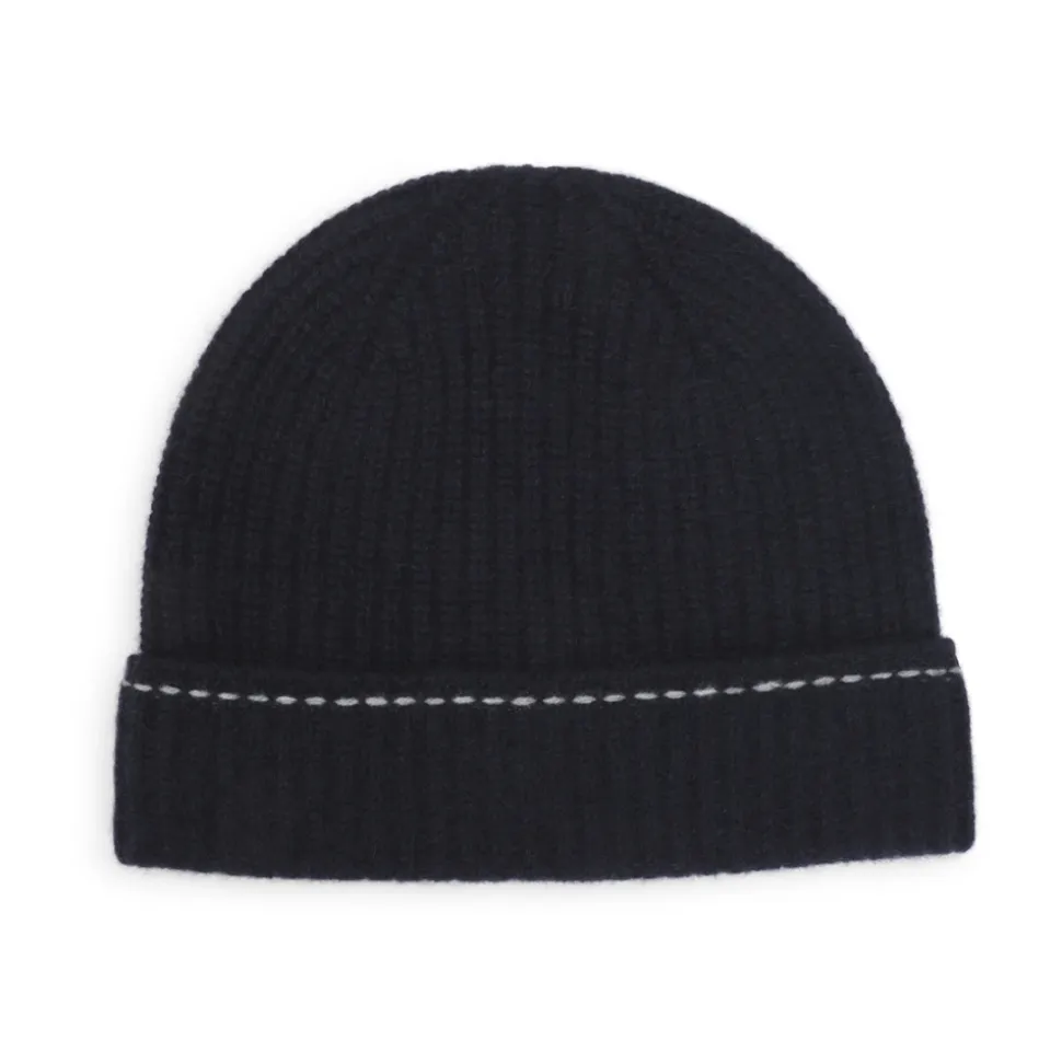 Rib-knit Beanie