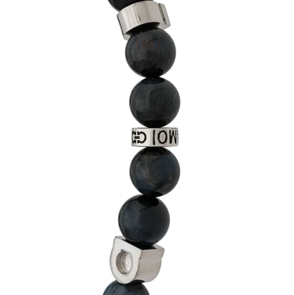 Round Bead Gancini Bracelet