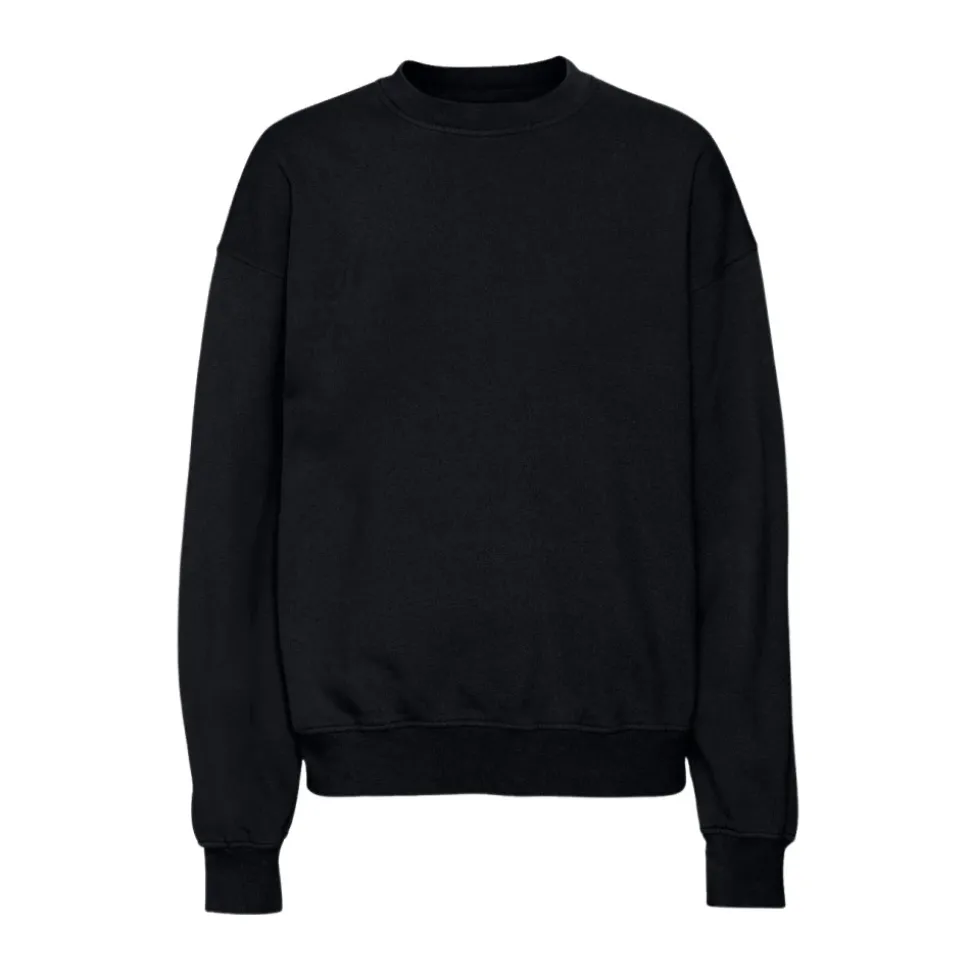 Round neck oversized sweatshirt