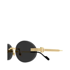 Round Rimless Sunglasses