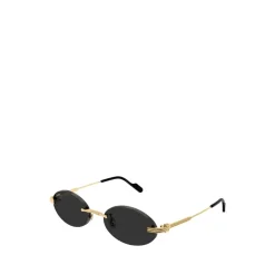 Round Rimless Sunglasses