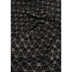 Scarf with a distinctive skull motif