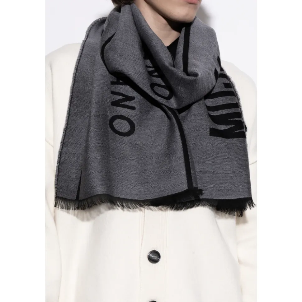 Scarf with logo