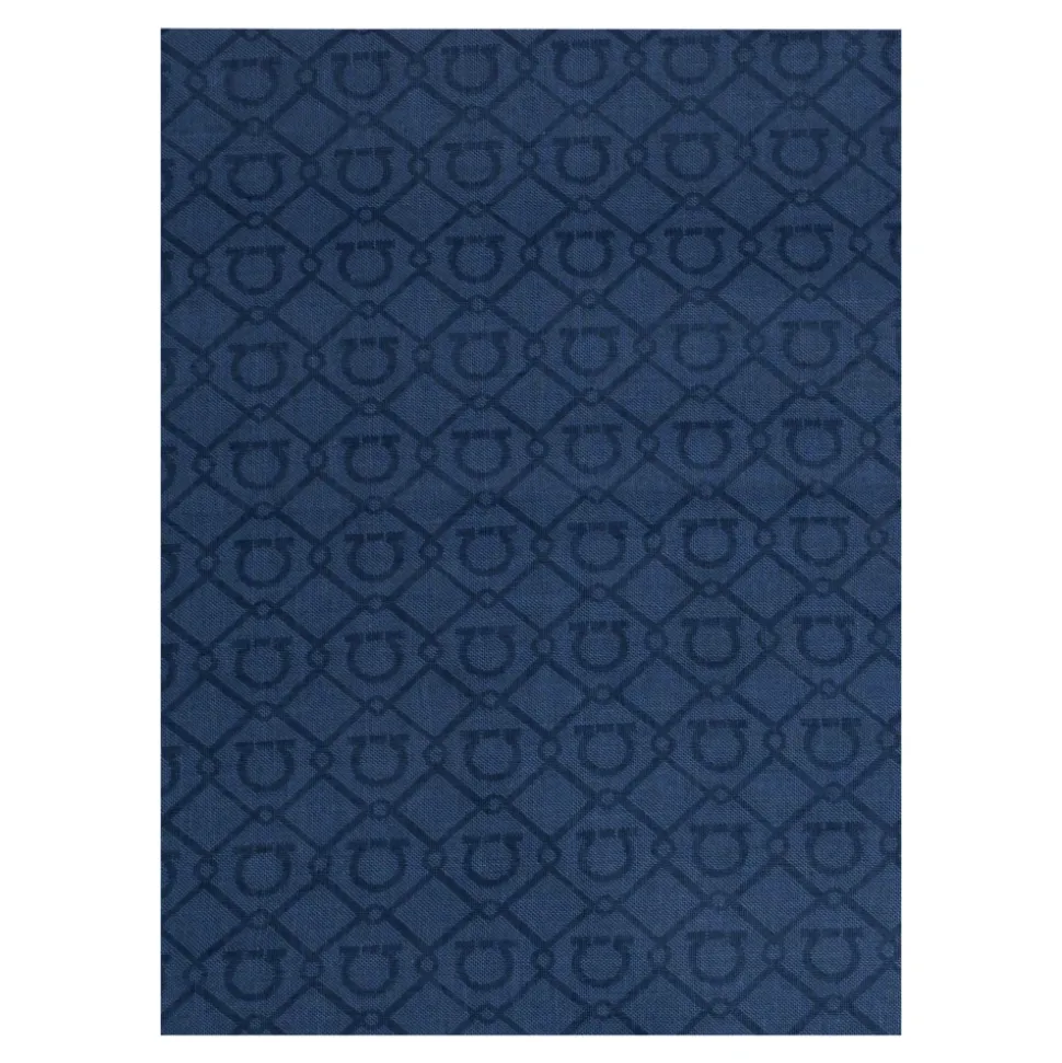 Scarf with monogram