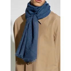 Scarf with monogram