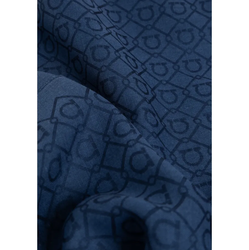 Scarf with monogram