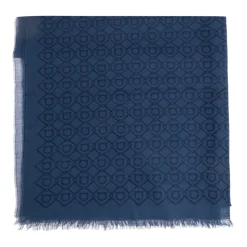 Scarf with monogram