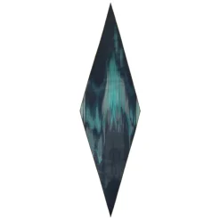 Scarf with pointed profile