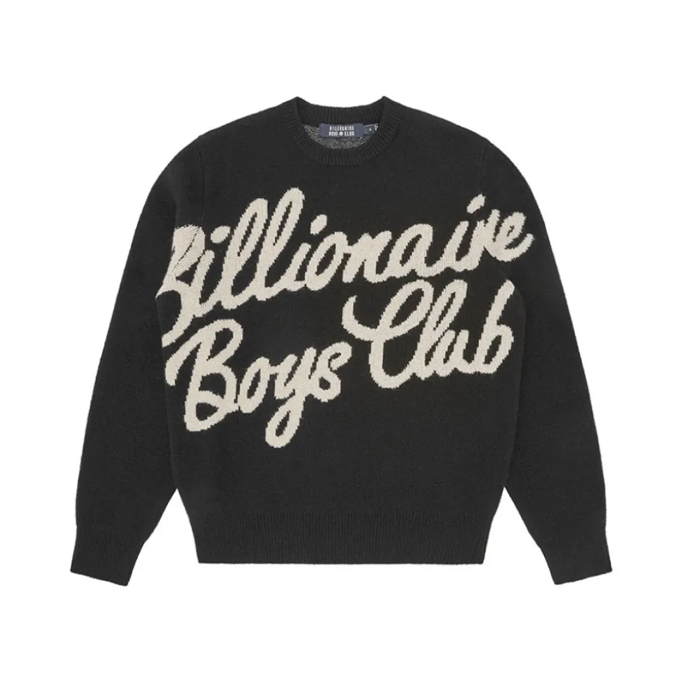 Script Knitted Crewneck