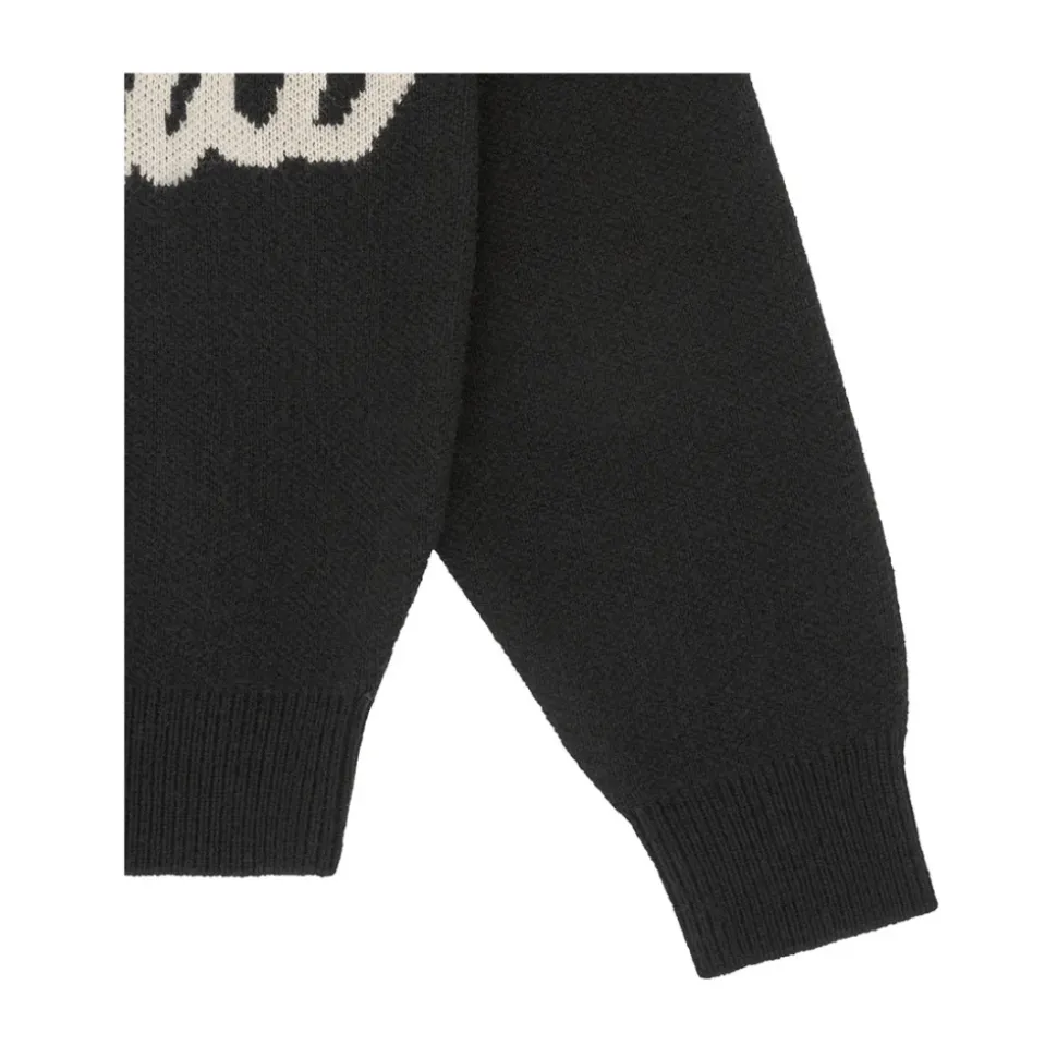Script Knitted Crewneck