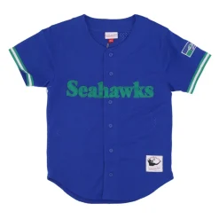 Seattle Seahawks Mesh Button Front Shirt