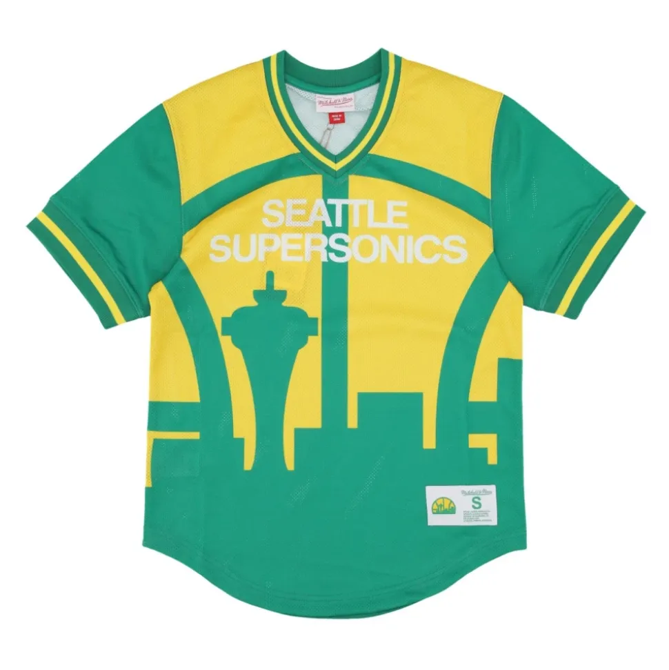 Seattle Supersonics Mesh V-neck Jacket