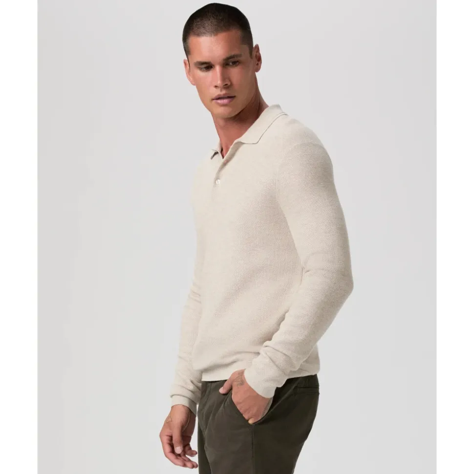 Selwyn Long Sleeve Sweater Polo