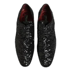 Sequined Derby Shoes