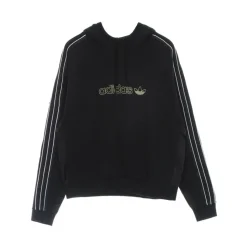 Shadow Stripe Hoodie Black