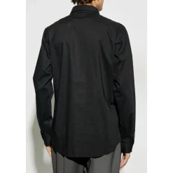 Shirt with embroidered logo