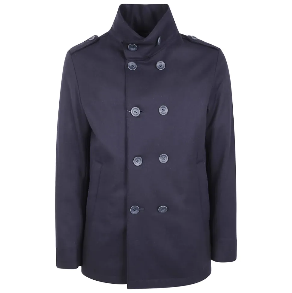 Short Military Peacoat