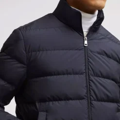 Short Navy Down Jacket
