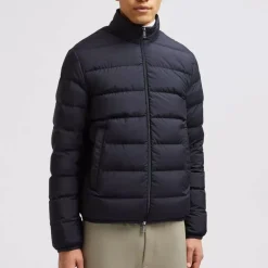 Short Navy Down Jacket