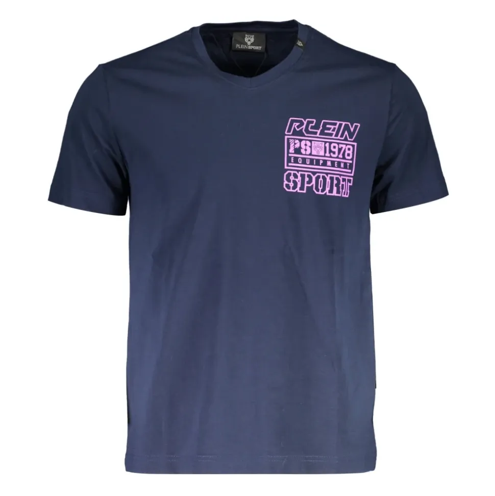 Short Sleeve Men's Blue T-Shirt