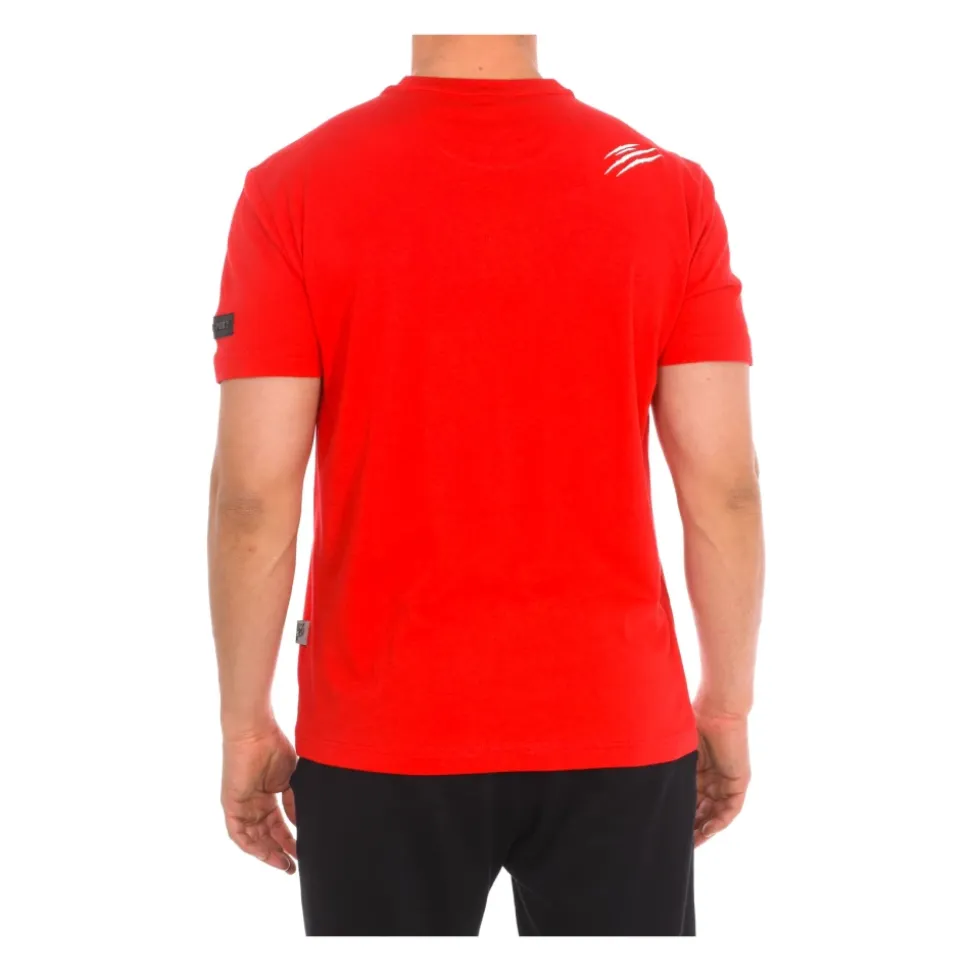 Short Sleeve T-shirt with Claw Print