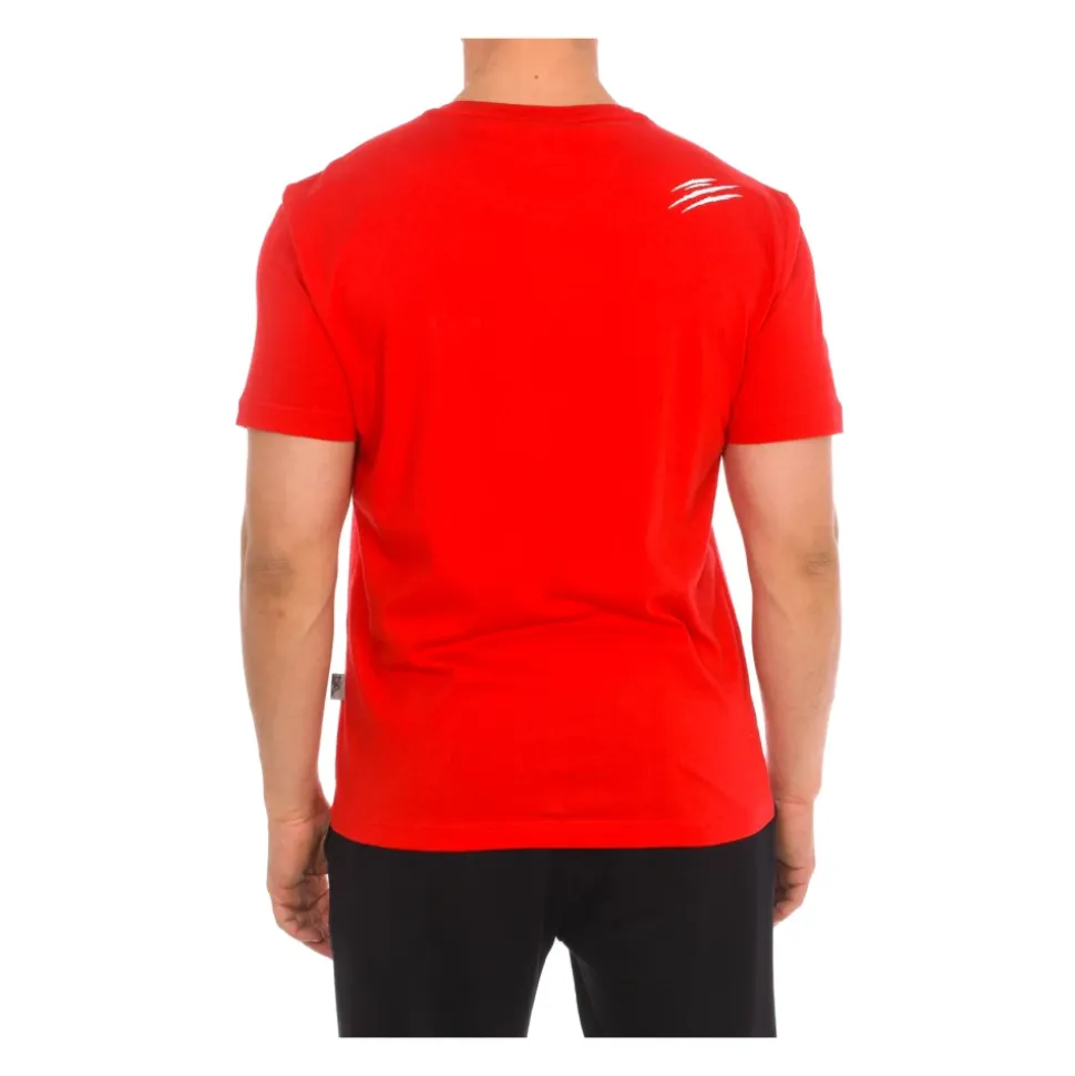 Short Sleeve T-shirt with Claw Print