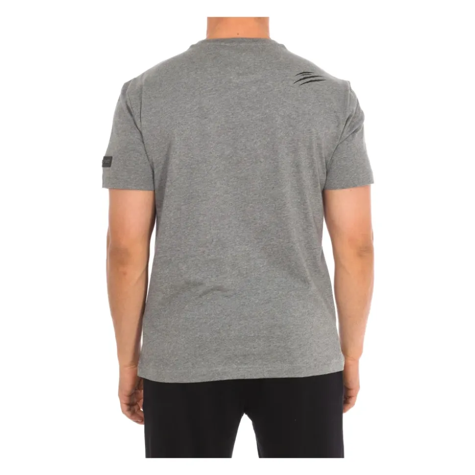 Short Sleeve T-shirt with Claw Print