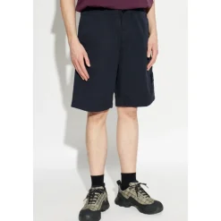Shorts with logo patch