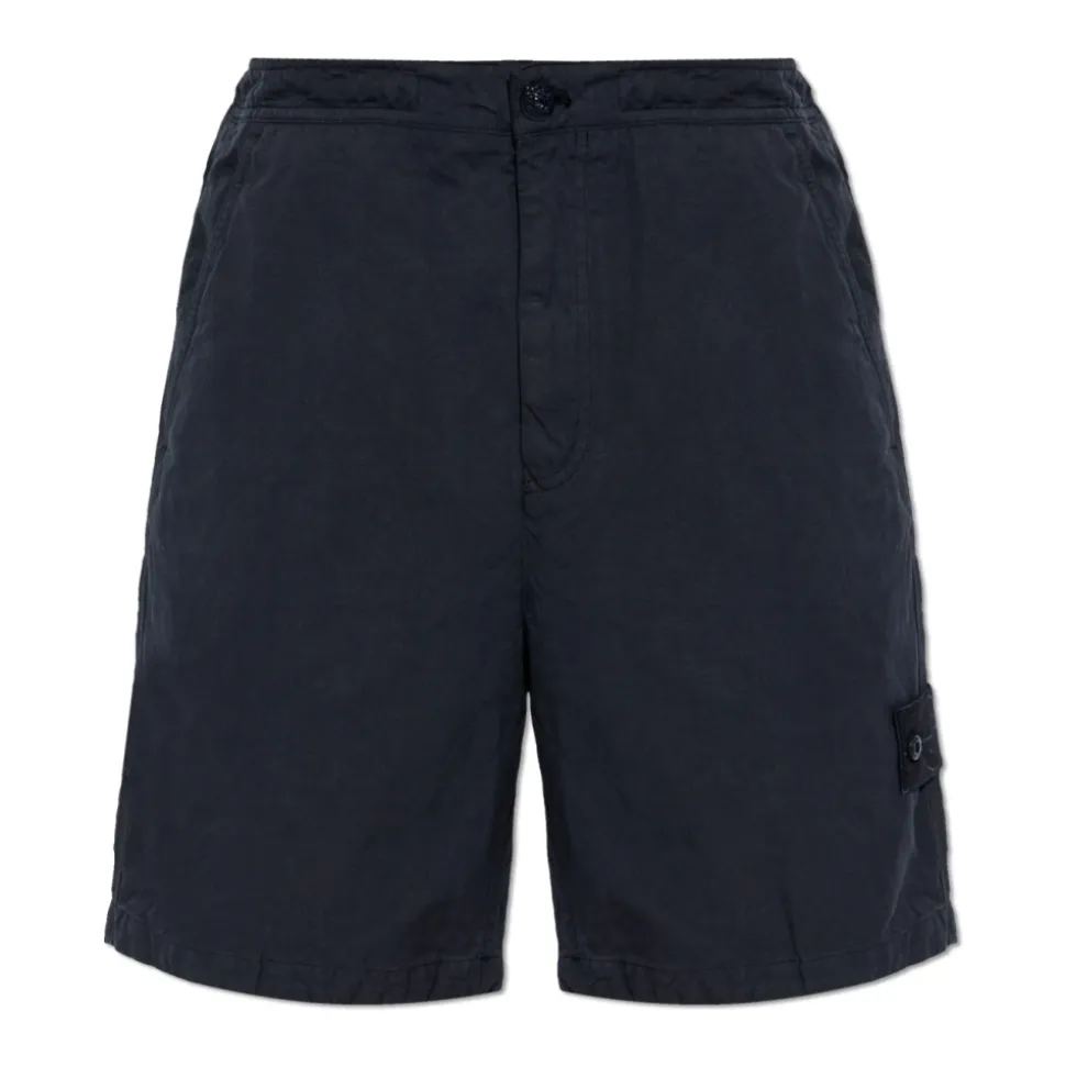 Shorts with logo patch
