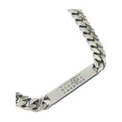 Signature Numbers Chain Necklace Silver