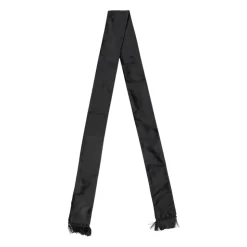 Silk Fringed Neck Wrap Foulard Scarf