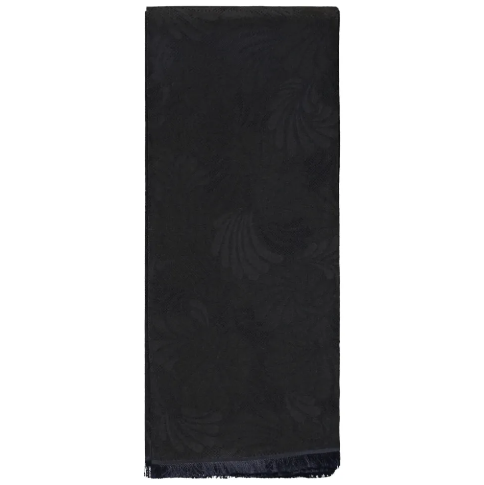 Silk Scarf with Fringes