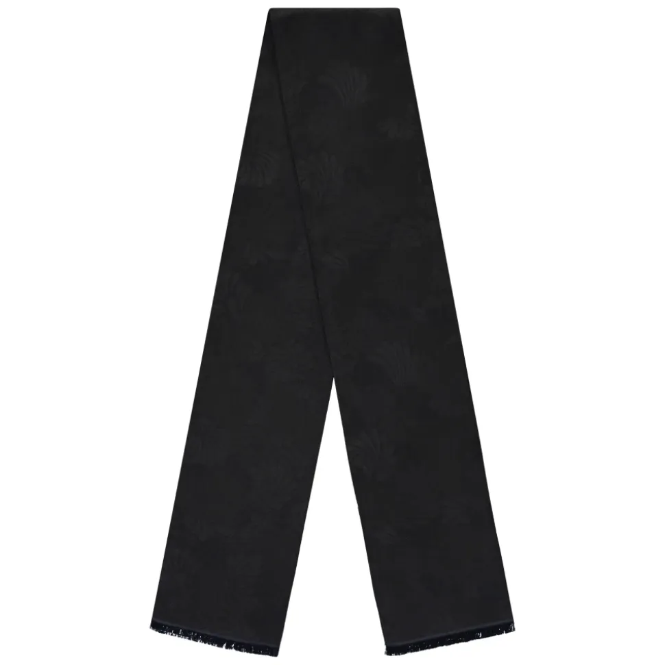 Silk Scarf with Fringes