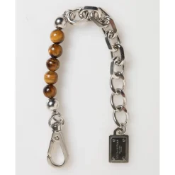 Silver Chain Beaded Men's Bracelet