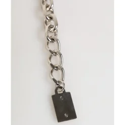 Silver Chain Beaded Men's Bracelet