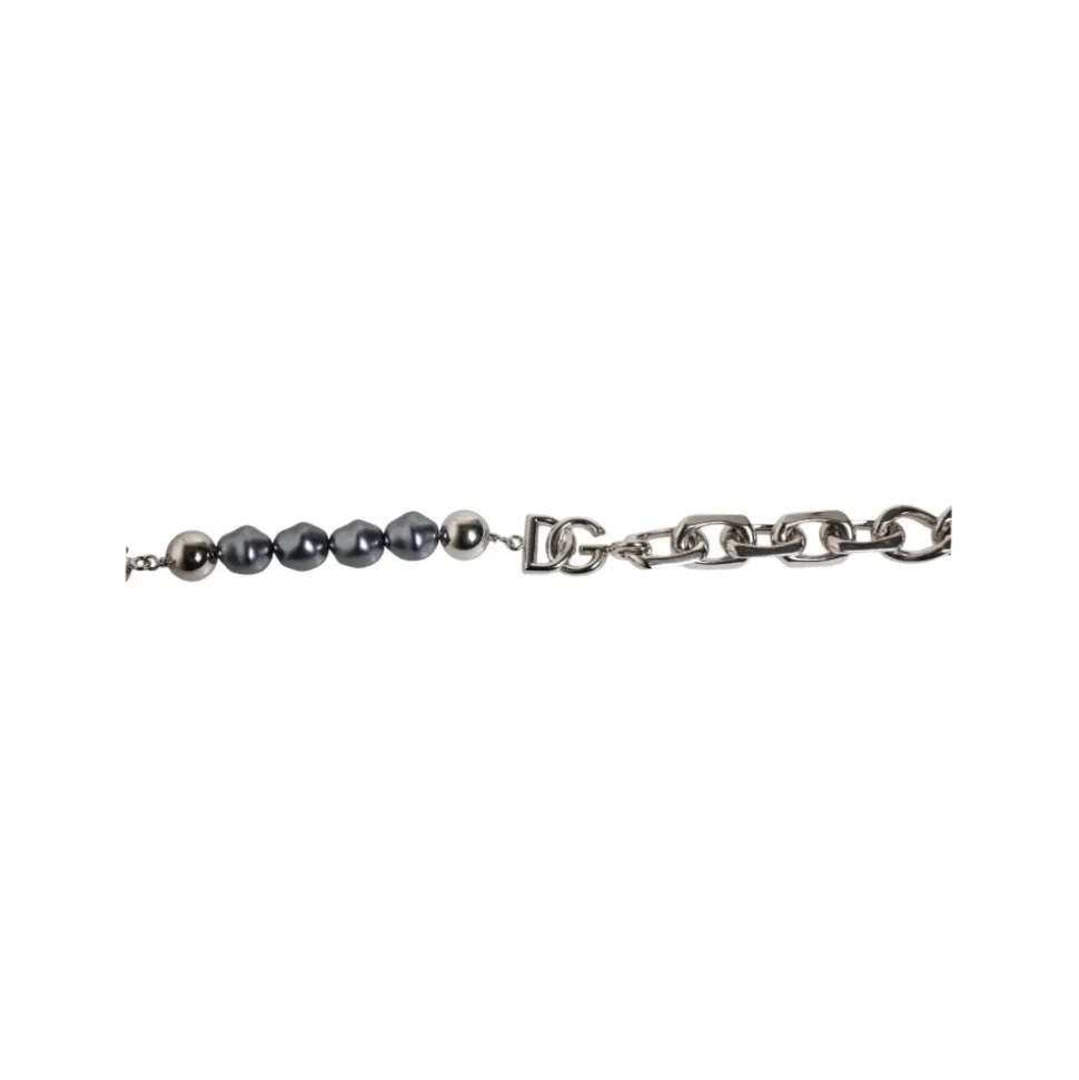 Silver Chain Pearl Bracelet