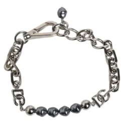 Silver Chain Pearl Bracelet
