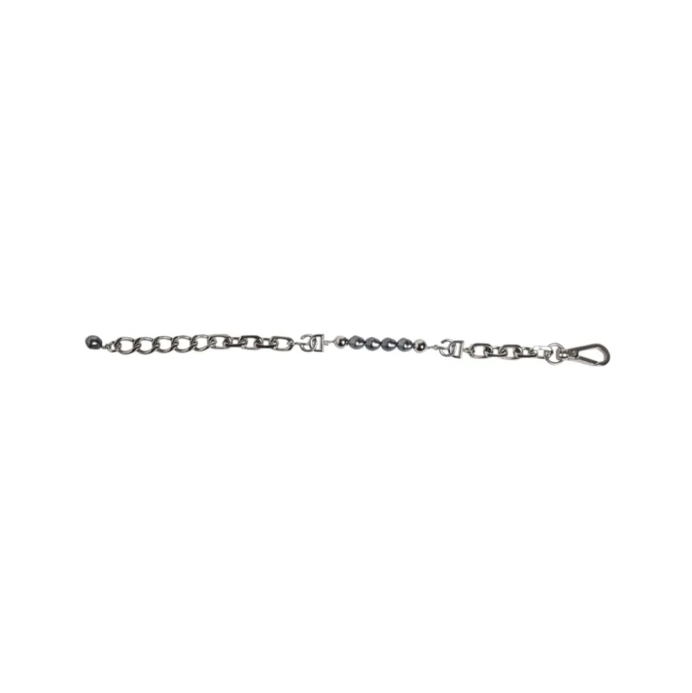 Silver Chain Pearl Bracelet