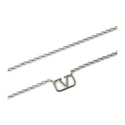 Silver VLogo Signature Necklace